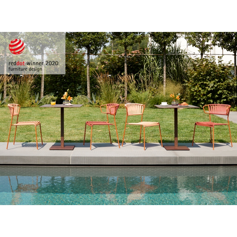 Sedia Lisa Club in fili di pvc Scab design