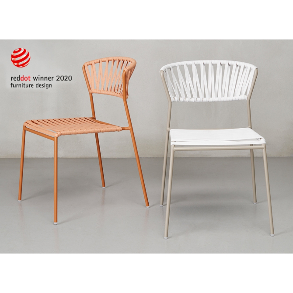 Sedia Lisa Club in fili di pvc Scab design