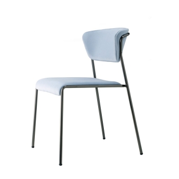 Sedia Lisa con seduta e schienale imbottiti Scab Design
