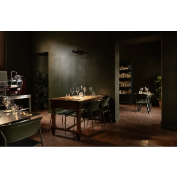 Sedia Lisa Tecnopolimero Go green Scab Design 