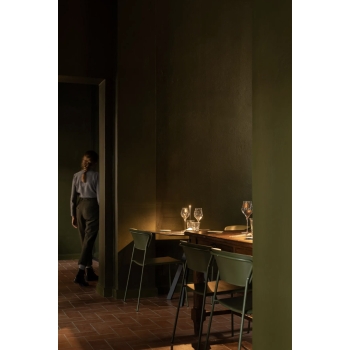 Sedia Lisa Tecnopolimero Go green Scab Design 