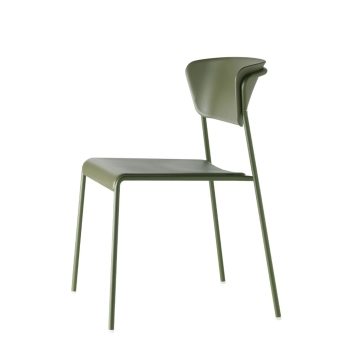 Sedia Lisa Tecnopolimero Go green Scab Design 