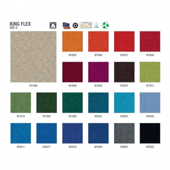 Sedia Lux di Olivo & Groppo imbottita e rivestita con ruote