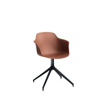 Sedia Mood con struttura in alluminio di Bontempi 