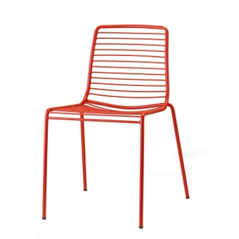 Sedia Summer in acciaio zincato Scab design