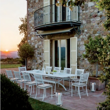 Sedia Summertime di Vermobil in ferro da giardino
