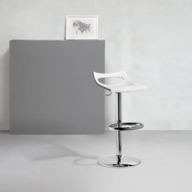 Sgabello Diavoletto girevole in tecnopolimero Scab design