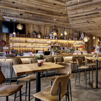 Sgabello Joe M TS in metallo rivestito in tessuto o pelle di Midj