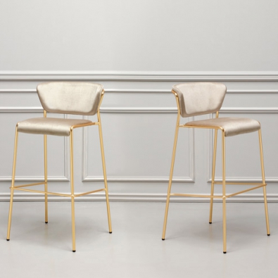 Sgabello Lisa 75 scocca imbottita Scab design 