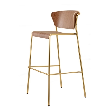 Sgabello Lisa Wood Scab Design 