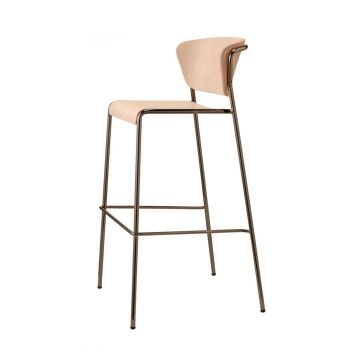 Sgabello Lisa Wood Scab Design 