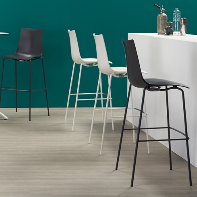 Sgabello Zebra 65 in tecnopolimero Scab design 