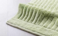 Tappeto Softy Verde di Cipì da bagno in soffice cotone