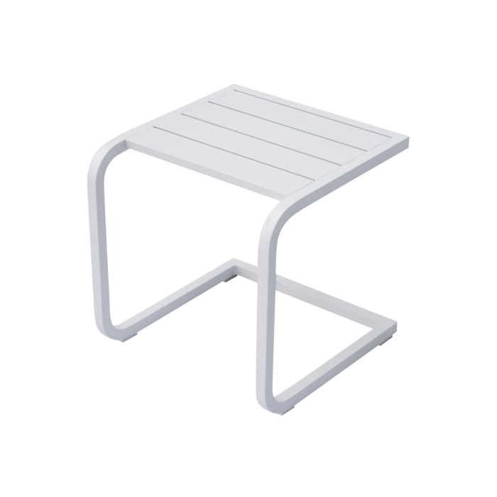 Tavolino 40 x 40 cm bianco di Greenwood