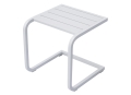 Tavolino 40 x 40 cm bianco di Greenwood
