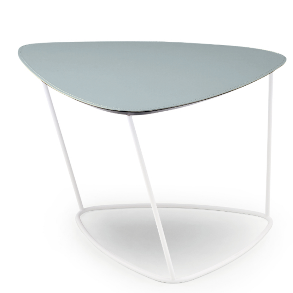 Tavolino Guapa Coffee Table in metallo e cuoio di Midj