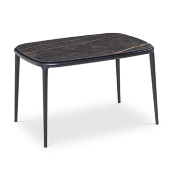 Tavolino Lea Coffee Table in metallo e legno o ceramica di Midj
