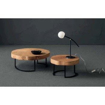 Tavolino realizzato dalla sezione di un Tronco di Altacorte