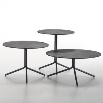 Tavolino Trampoliere Coffee Table in metallo e legno di Midj