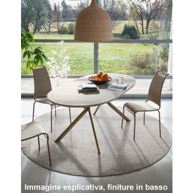 Tavolo allungabile Giove Connubia in pronta consegna