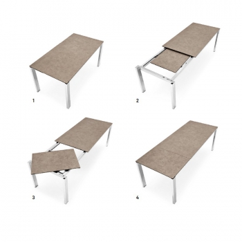 Tavolo Baron di Connubia allungabile CB4010-R 180