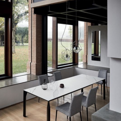 Tavolo fisso Mirage di Bontempi Casa