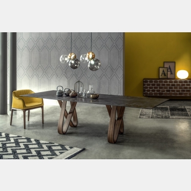 Tavolo fisso o allungabile Butterfly di Tonin casa dal Design inimitabile