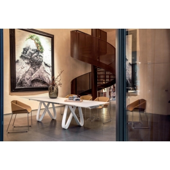 Tavolo fisso o allungabile Butterfly di Tonin casa dal Design inimitabile