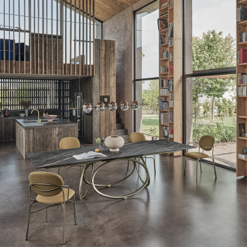 Tavolo Fisso o allungabile Louis Bontempi Casa