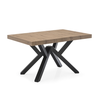 Tavolo Mikado CB4789-R 130 160 di Connubia con gambe in faggio