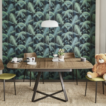 Tavolo paul in metallo di Midj