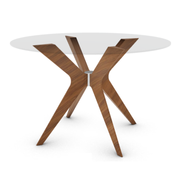 Tavolo tondo Tokyo CS18-FD 120 di Calligaris