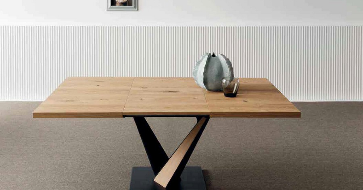 Tavolo Quadrato Tavolo Allungabile Legno Design Tavolo Allungabile