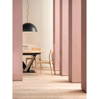 Tavolo West di Altacorte allungabile tondo