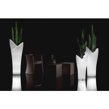 Vaso Cache-pot Assia con luce di Lyxo