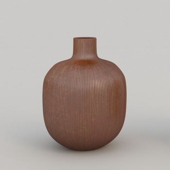 Vaso Chic Big in finitura rigata di Adriani&Rossi