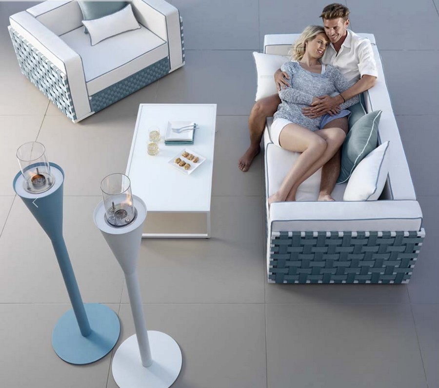 Biocaminio torcia Kaminserie von Talenten für den Außenbereich