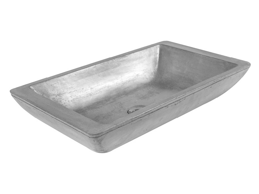 Aufsatzwaschbecken aus Beton von Cipì aus poliertem Beton