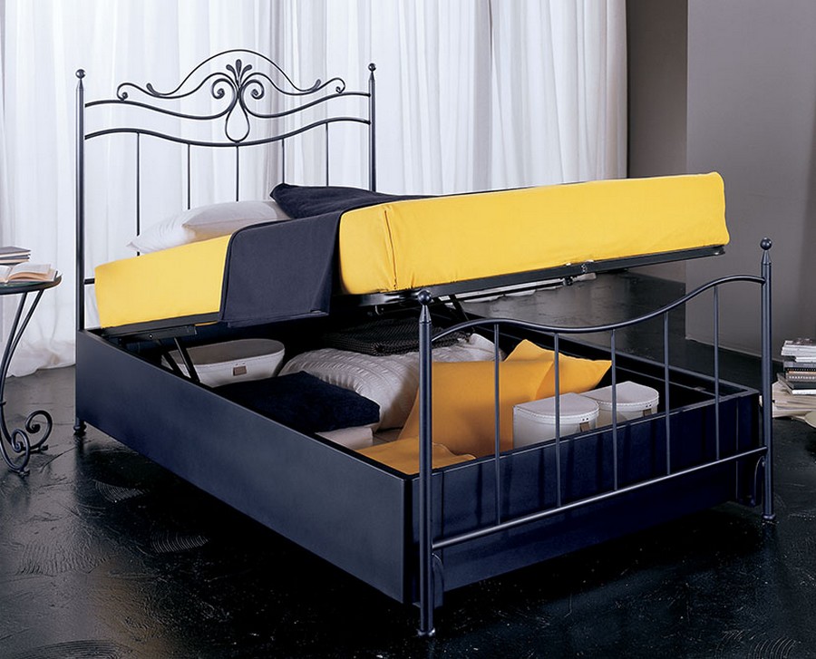 Pama Letti Frigerio Bett - Schmiedeeisen Einzelbetten | Gleiche Möbel