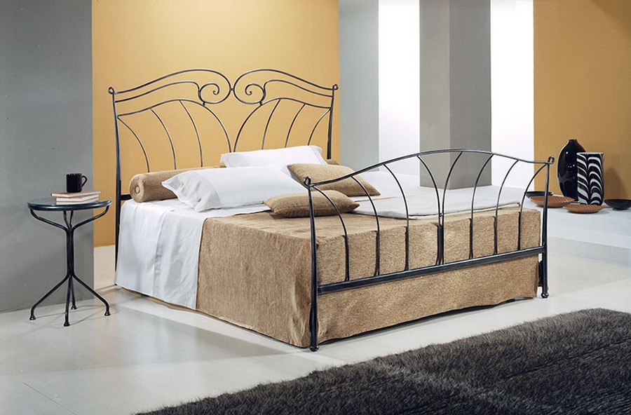 Pama Letti Bett Othello - Einzelbett aus Schmiedeeisen | Gleiche Möbel