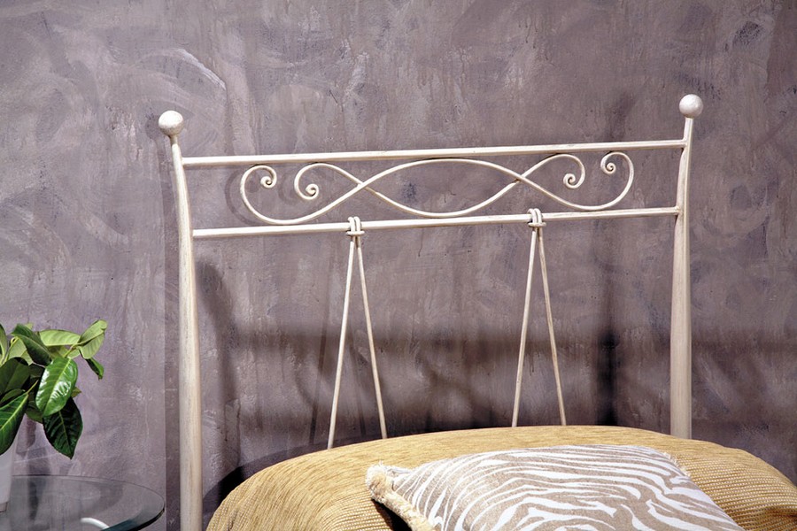 Elizaebeth Einzelbett komplett aus Schmiedeeisen