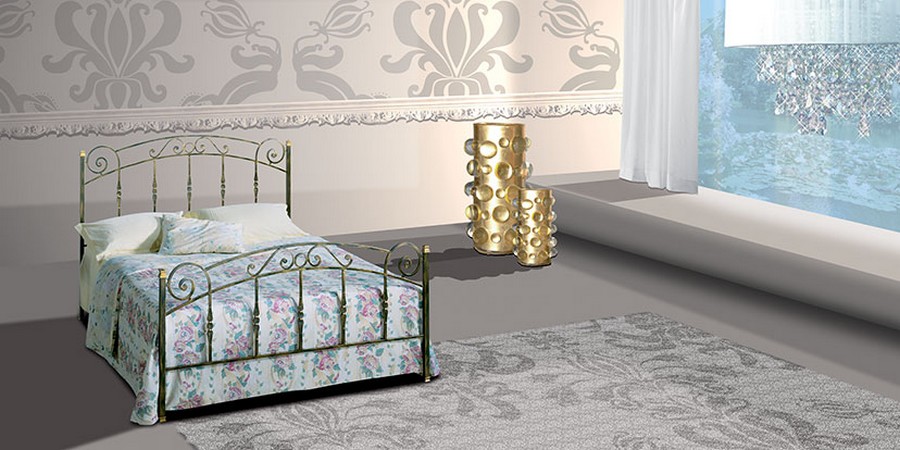 Pama Letti Sohlenbett - Schmiedeeisen Doppelbetten | Gleiche Möbel
