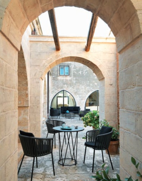 Vermobil Sessel Desiree Rope Mud - Outdoor Sessel | Gleiche Ausstattung