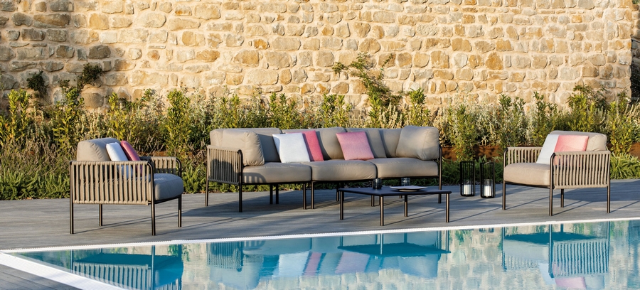 Vermobil Einzelmodul Wohnzimmer Key West KW60X - Outdoor-Sessel