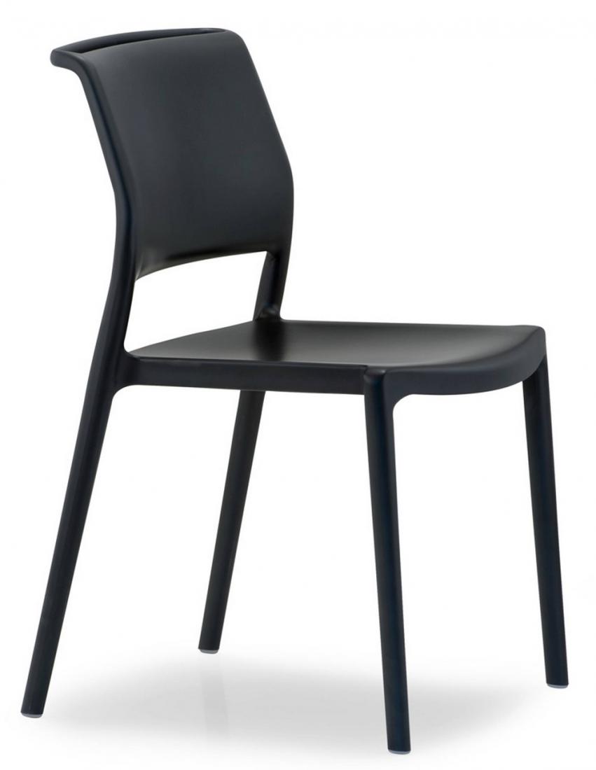 Stapelbarer Plastikstuhl Ara 310 von Pedrali für innen und außen