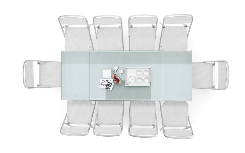 Alu Klappstuhl mit Aluminiumstruktur