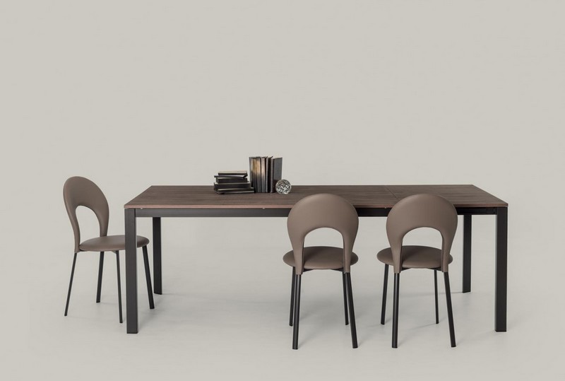 Vittoria Ingenia Bontempi Stuhl aus lackiertem Stahl mit ökologischem