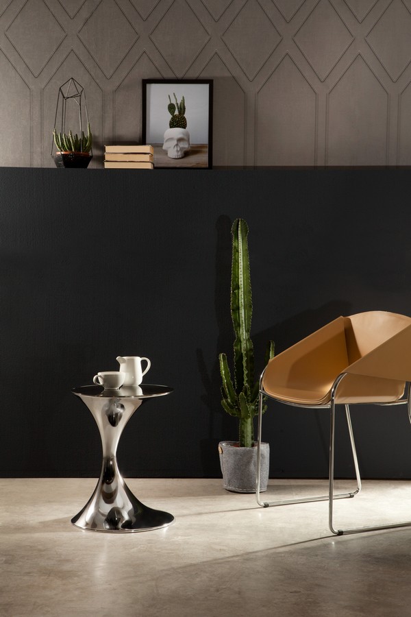 Andorra Couchtisch von Tonin Casa mit Metallgestell aus Glas oder Holz