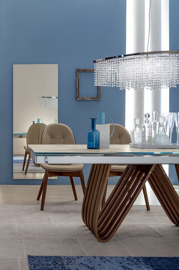 Arpa Tisch von Tonin Casa in verschiedenen Größen fest und ausziehbar