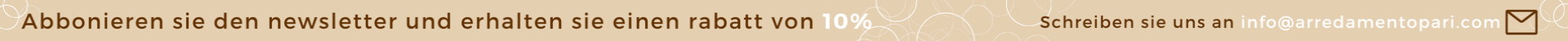 Promo newsletter 10%